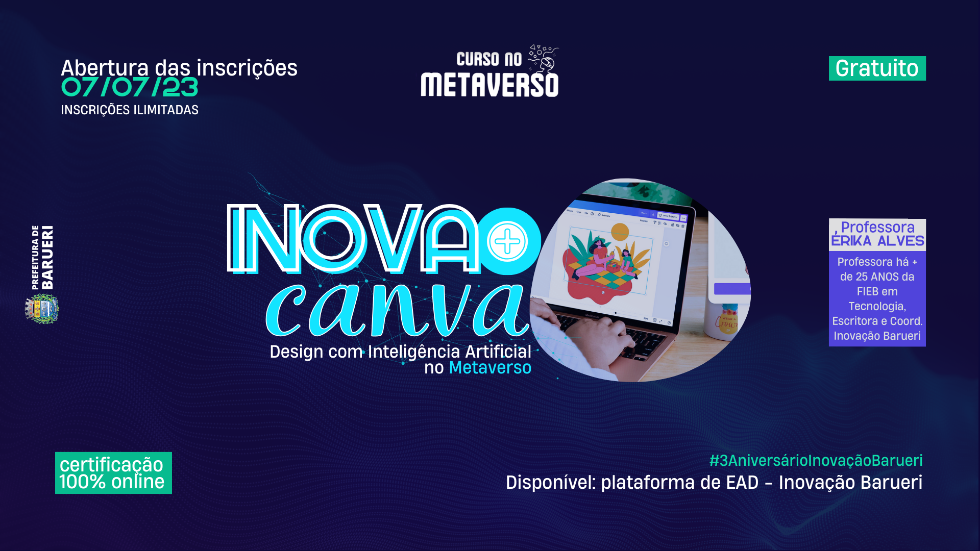 Inova+Canva: Design com Inteligência Artificial no Metaverso
