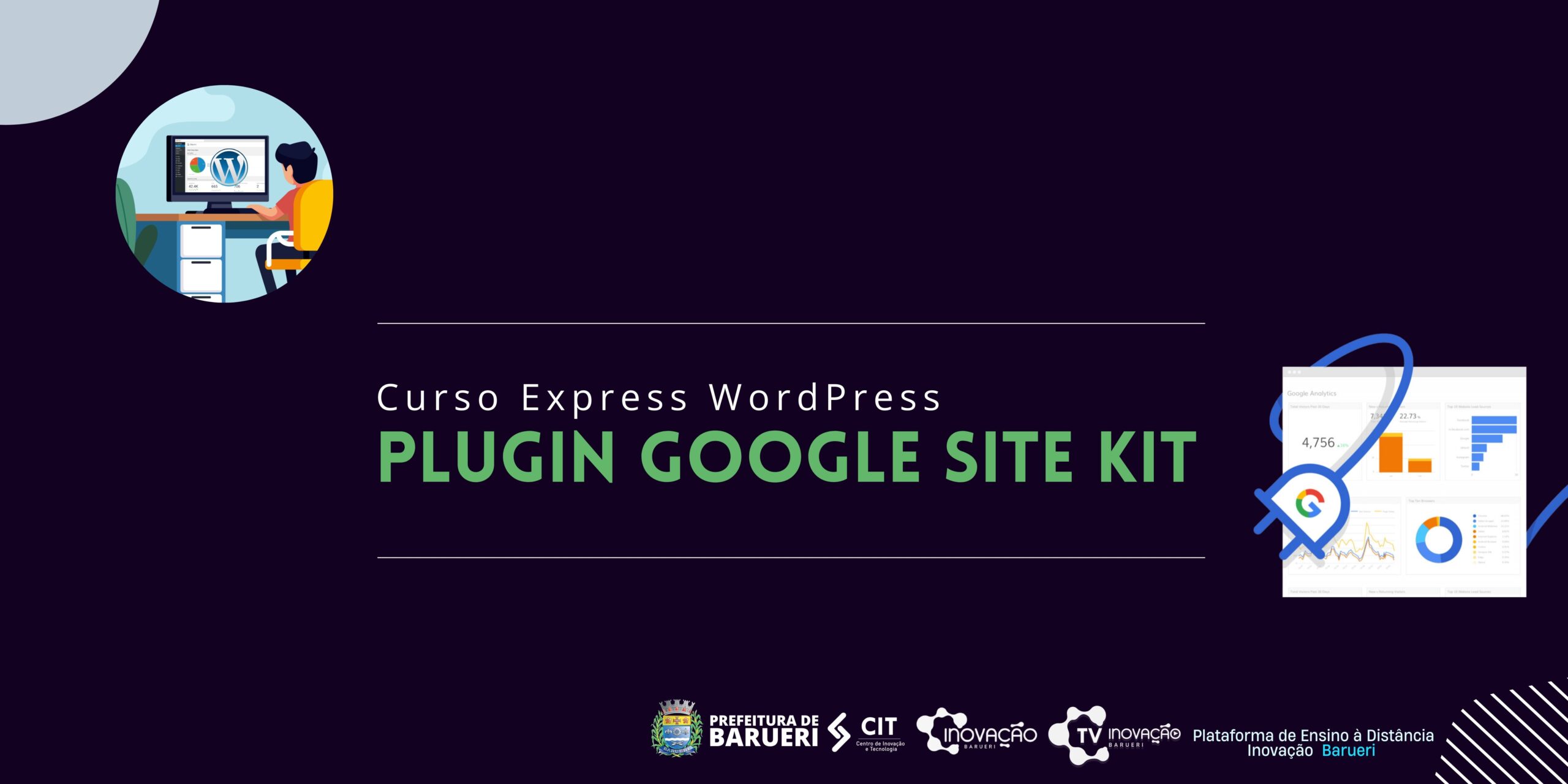 Curso Express WordPress – Plugin Google site kit